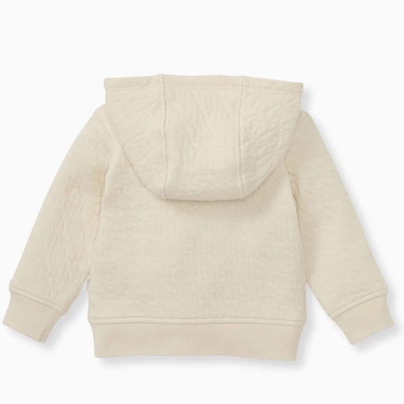 Burt’s Bees Baby - Organic Cotton Quilted Bee Baby Jacket - Oat (3-6 months) - Picture 2 of 3